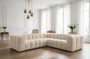 Fun Möbel Ecksofa Designersofa SOLVIE XS Universal 270cm Stoff Moly oder Tiffani Bild 2