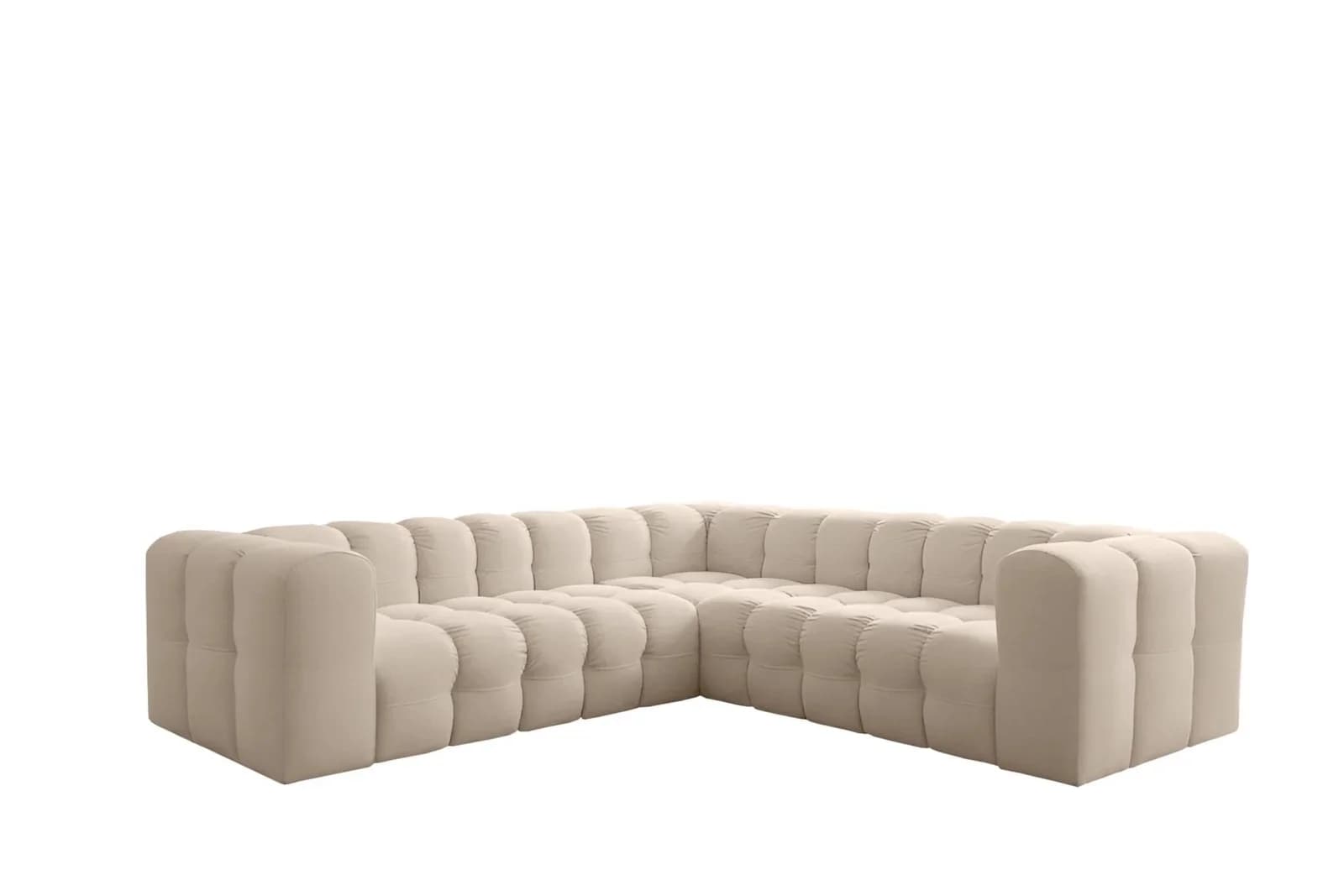 Fun Möbel Ecksofa Designersofa SOLVIE XS Universal 270cm Stoff Moly oder Tiffani - Bild 5