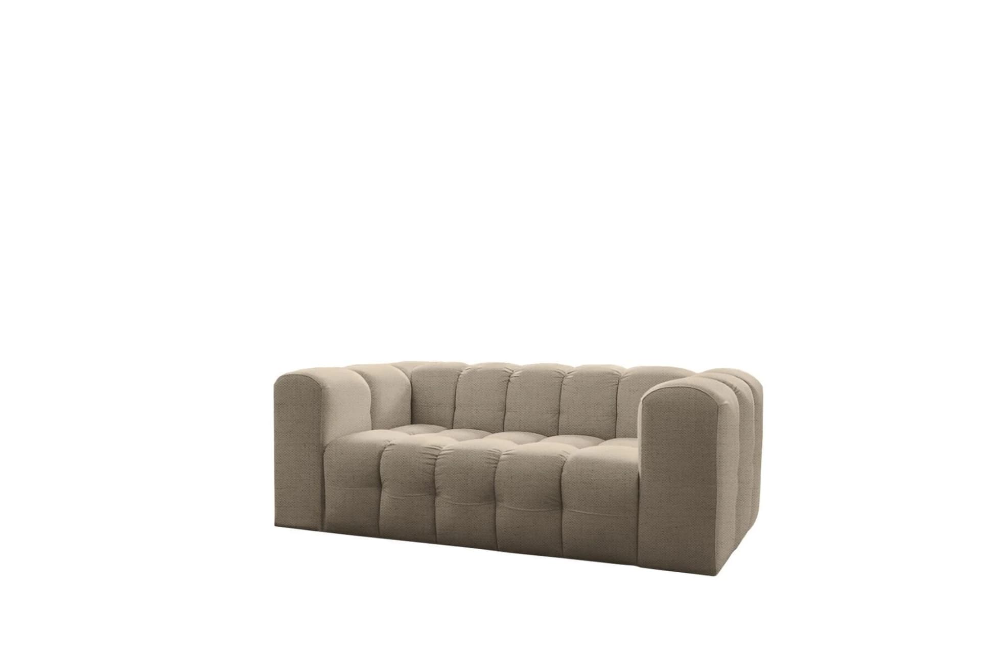 Fun Möbel Sofa 2-Sitzer Solvie In Moly Beige