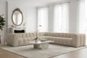 Fun Möbel Ecksofa Designersofa SOLVIE XL Universal 330cm Stoff Moly oder Tiffani Bild 2
