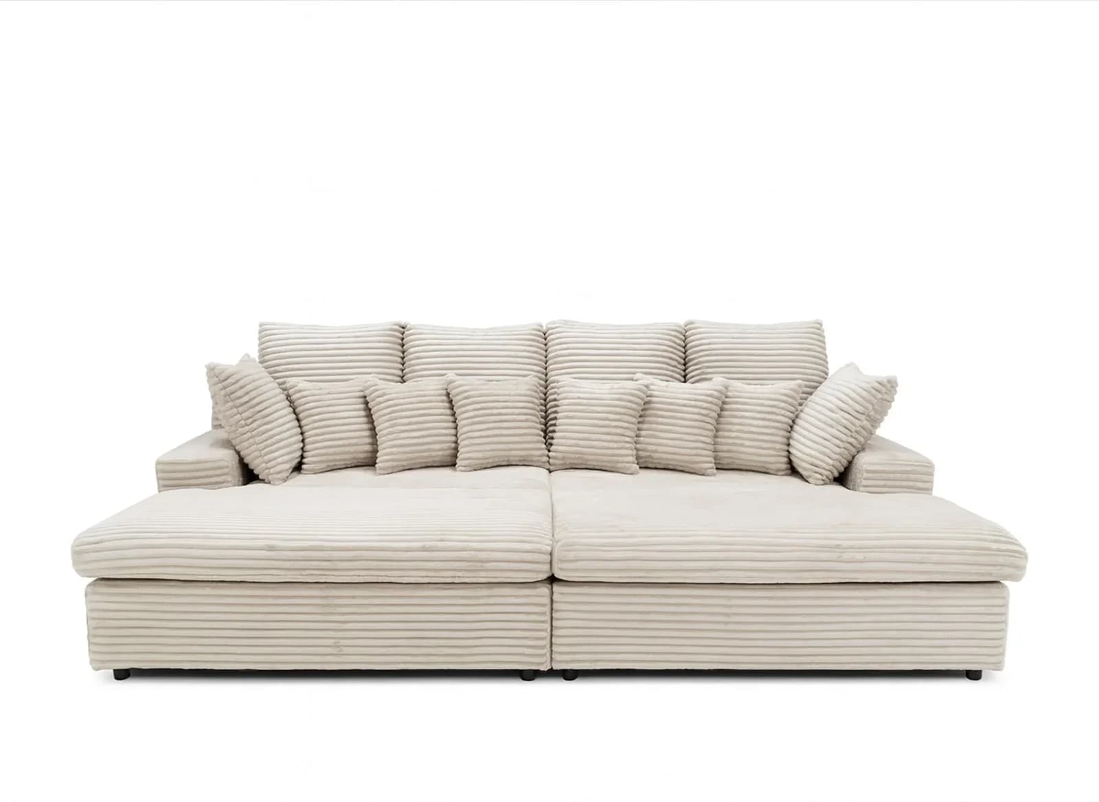 Fun Möbel Big-Sofa Megasofa AROSA Stoff Tilia Rundumbezug