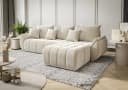 Fun Möbel Ecksofa Schlafsofa Louise Stoff Monolith Bild 2