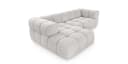 Fun Möbel Ecksofa BLANCHE Designersofa mit Ottomane in Stoff Bluvel oder Puente Bild 3