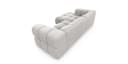 Fun Möbel Ecksofa BLANCHE Designersofa mit Ottomane in Stoff Bluvel oder Puente Bild 4