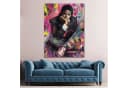 Artedinoi Leinwandbild Michael Jackson Pop Art Porträt bunt Bild 1