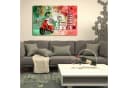Artedinoi Leinwandbild Roter Roller Pop Art Wandbild Bild 1