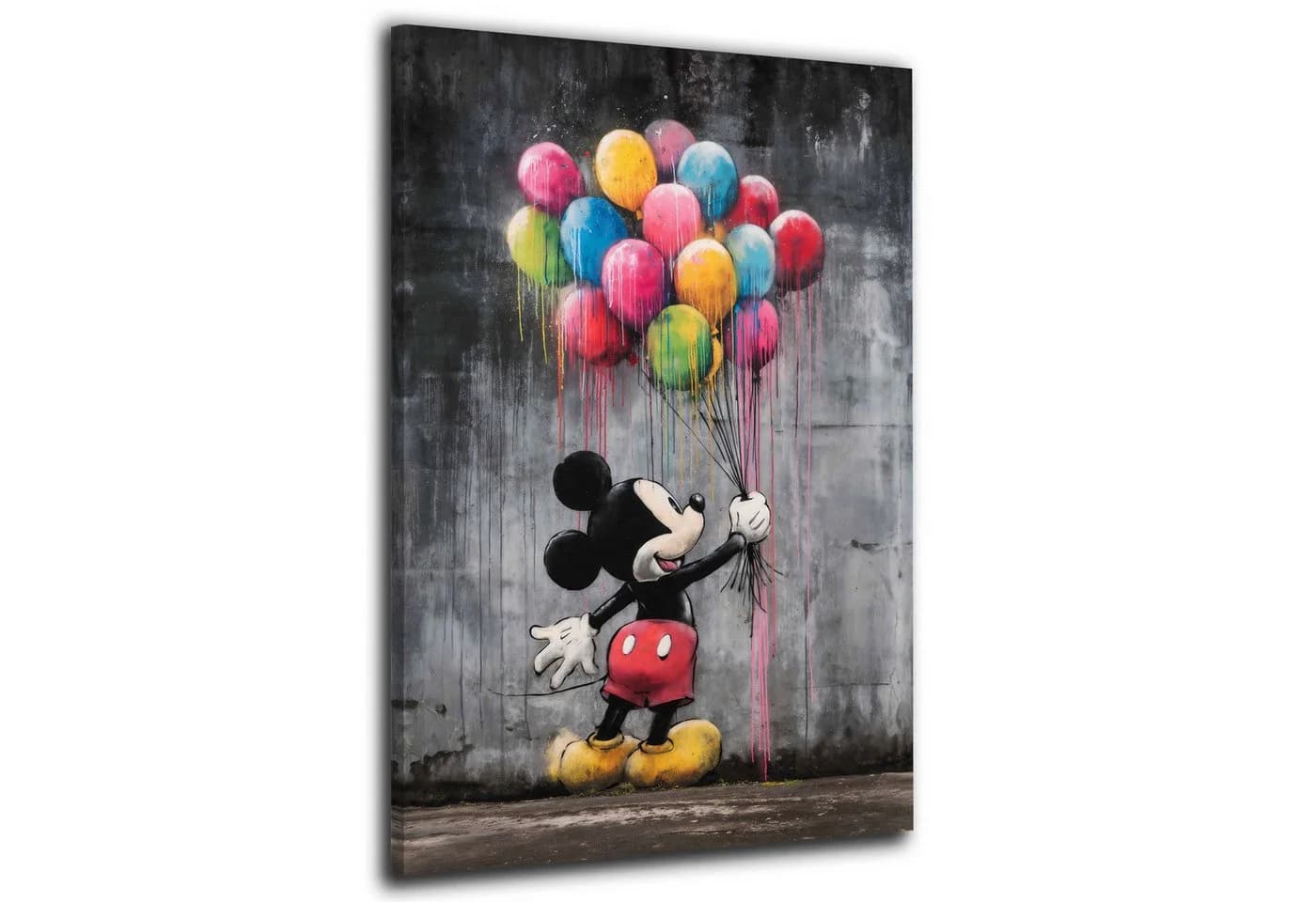 Artedinoi Leinwandbild Pop Art Comicfigur Maus XL Wanddeko - Bild 2