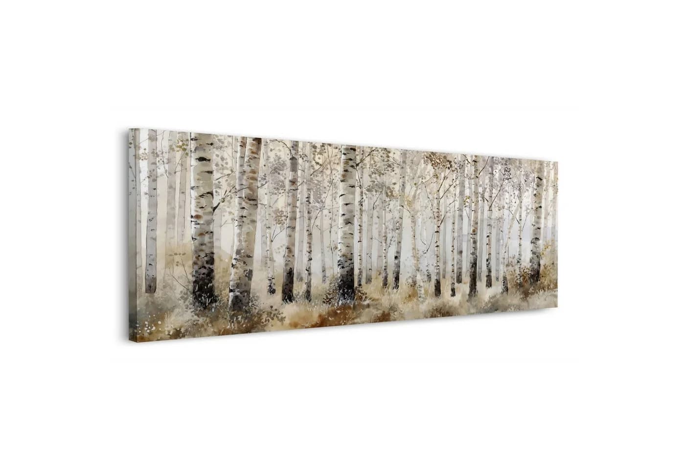 Artedinoi Leinwandbild Birkenwald Panorama Naturmotiv - Bild 2