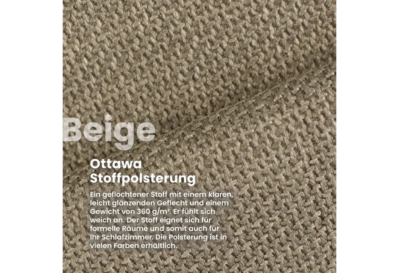 FDM Polsterbett BOHO Bettgestell mit Bettkasten - Bild 4
