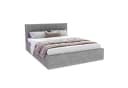 FDM Polsterbett BOHO Grau mit Bettkasten und Hebemechanismus Bild 1