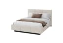 FDM Polsterbett ALMADA Modern mit Bettkasten Beige Bild 1