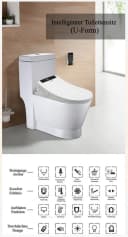LEEVENTUS Dusch-WC L-MSC403 Smart Bidet – tanklos mit Durchlauferhitzer Bild 3