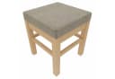 einrichtungsdesign24 Schwerlasthocker Alexander Beige Massivholz Bild 2