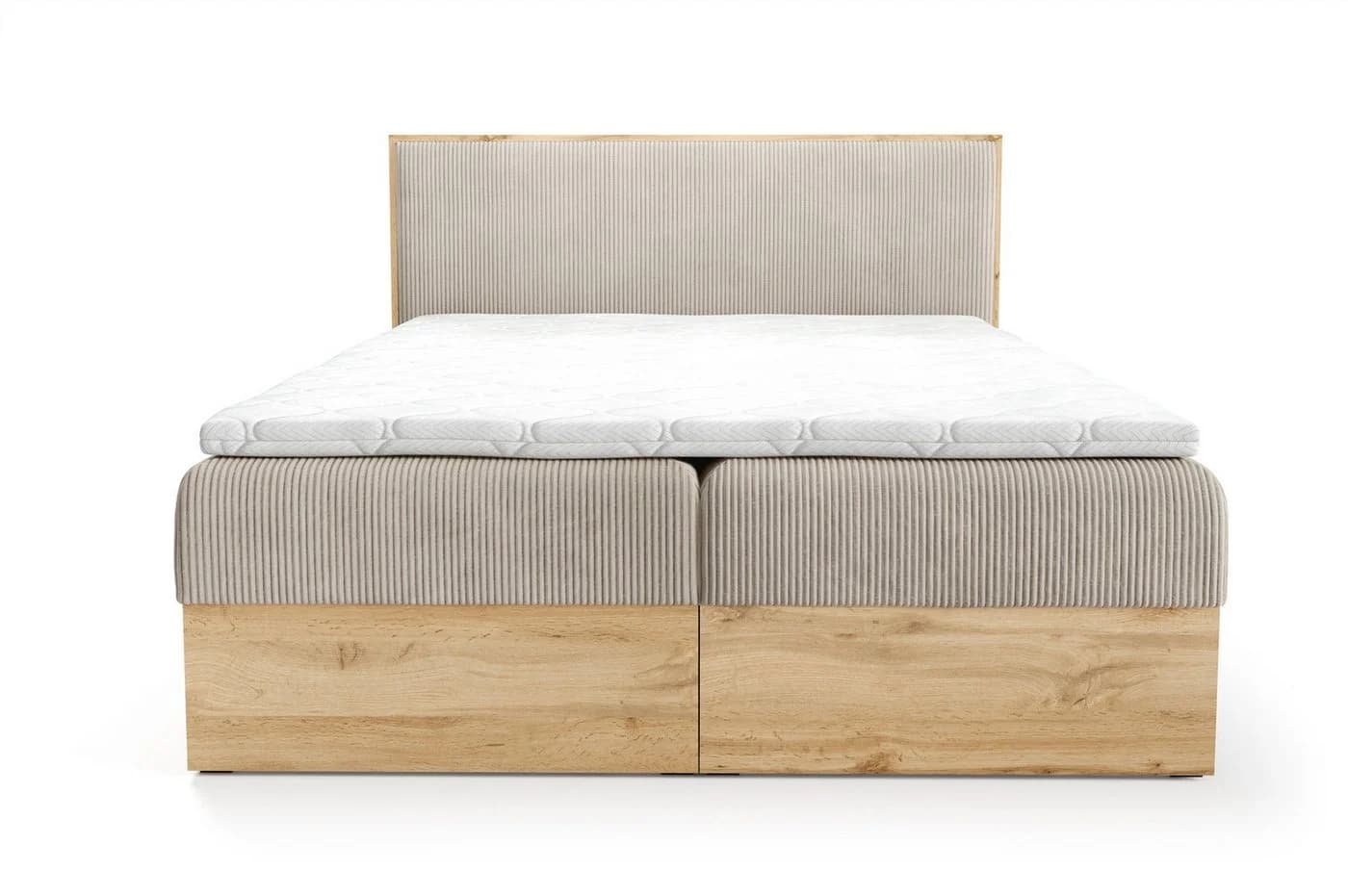 Fun Möbel Boxspringbett ROLAND PREMIUM mit Bettkästen und Matratze - Bild 4