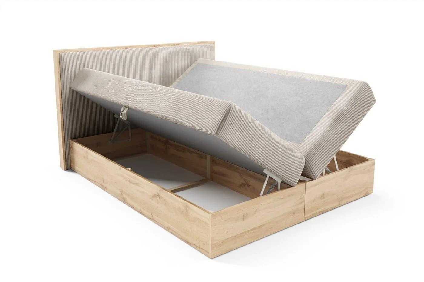 Fun Möbel Boxspringbett ROLAND PREMIUM mit Bettkästen und Matratze - Bild 5