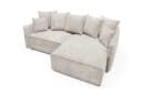 Fun Möbel Ecksofa Schlafsofa MINEA mit Ottomane Grün Bild 4