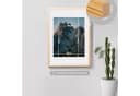 KHG Bilderrahmen 50x70 cm Natur MDF Holz mit Glasfront Bild 1