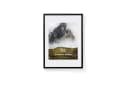 KHG Bilderrahmen Schwarz 50x70 cm mit Glasfront und Passepartout Bild 2