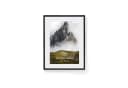 KHG Bilderrahmen 60x80 cm Schwarz mit Glasfront und Passepartout Bild 2