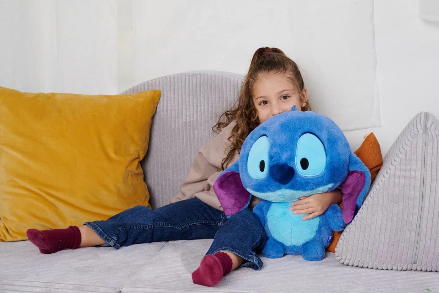 Simba Disney Huggables Stitch Plüschfigur 35 cm Bunt - Bild 3
