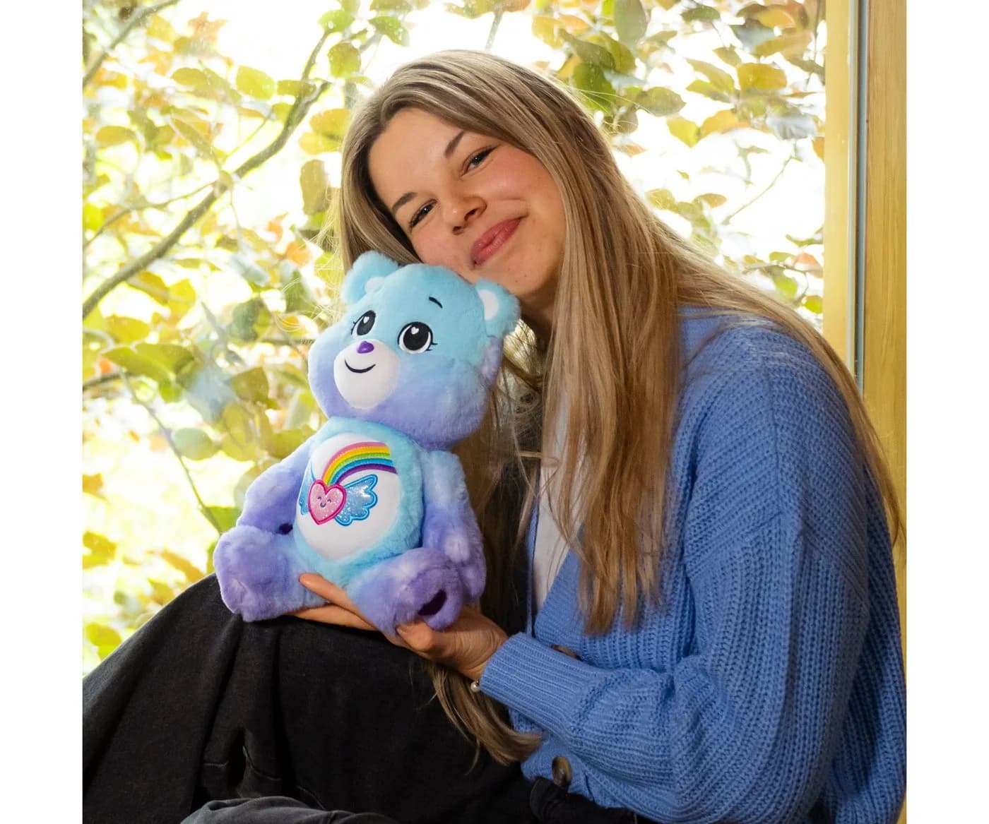 Simba Plüschfigur Care Bears Dream Bright Bear 35 cm Blau/Lila - Bild 3