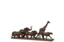 J-line Tierfigur 5 Tiere Afrika Elefant Giraffe Braun Bild 2