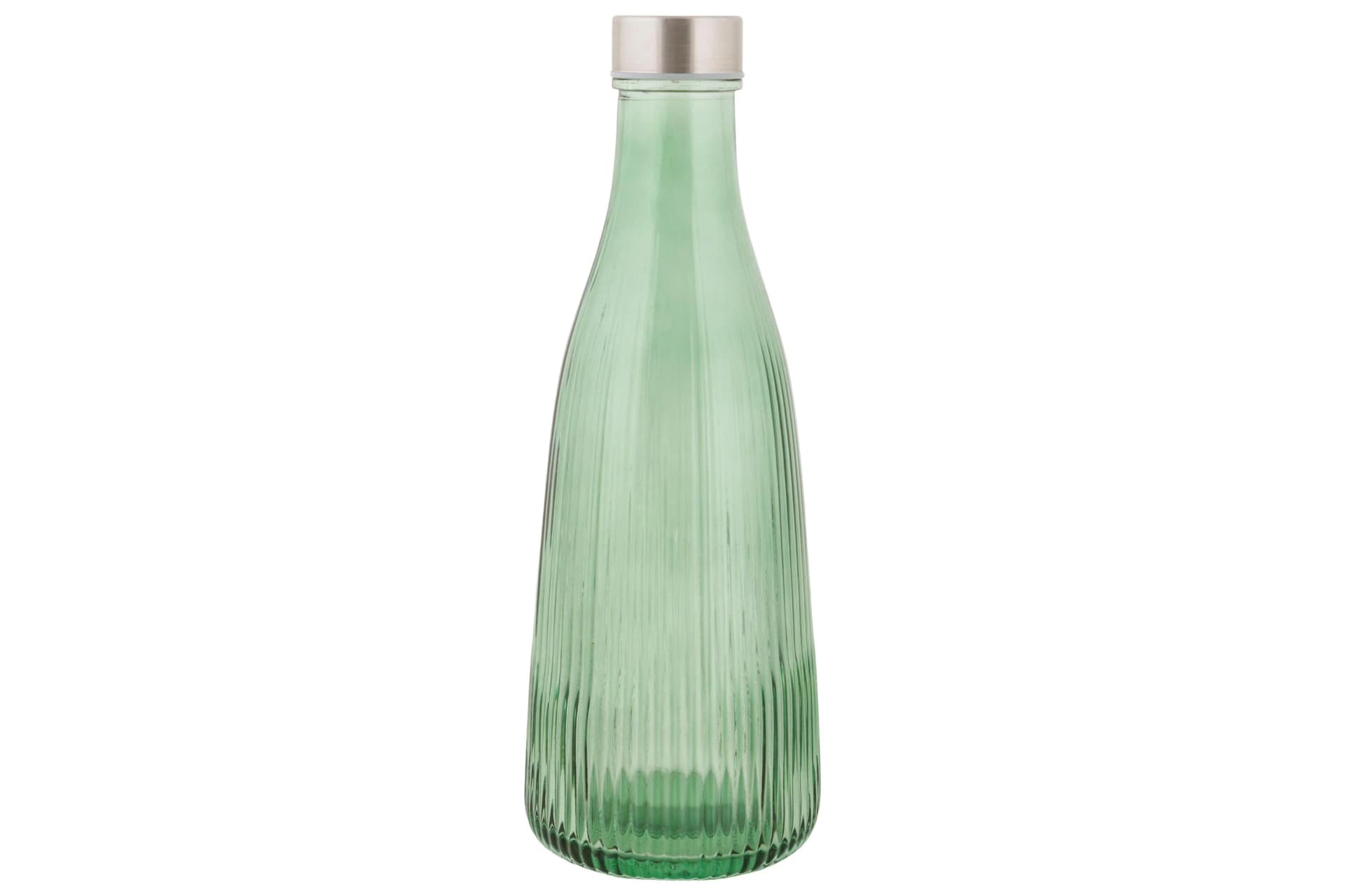 Flasche ALTA - Glasflasche thyme green mit Deckel