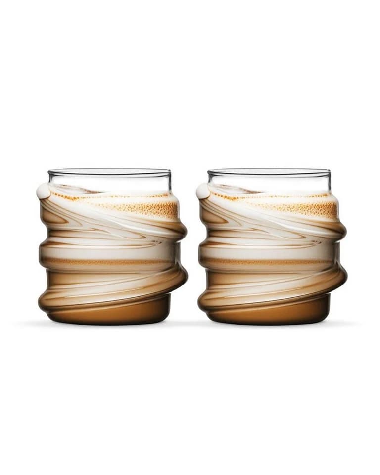 EKA Wavy Gläser-Set 2-tlg. Glas Transparent Modern