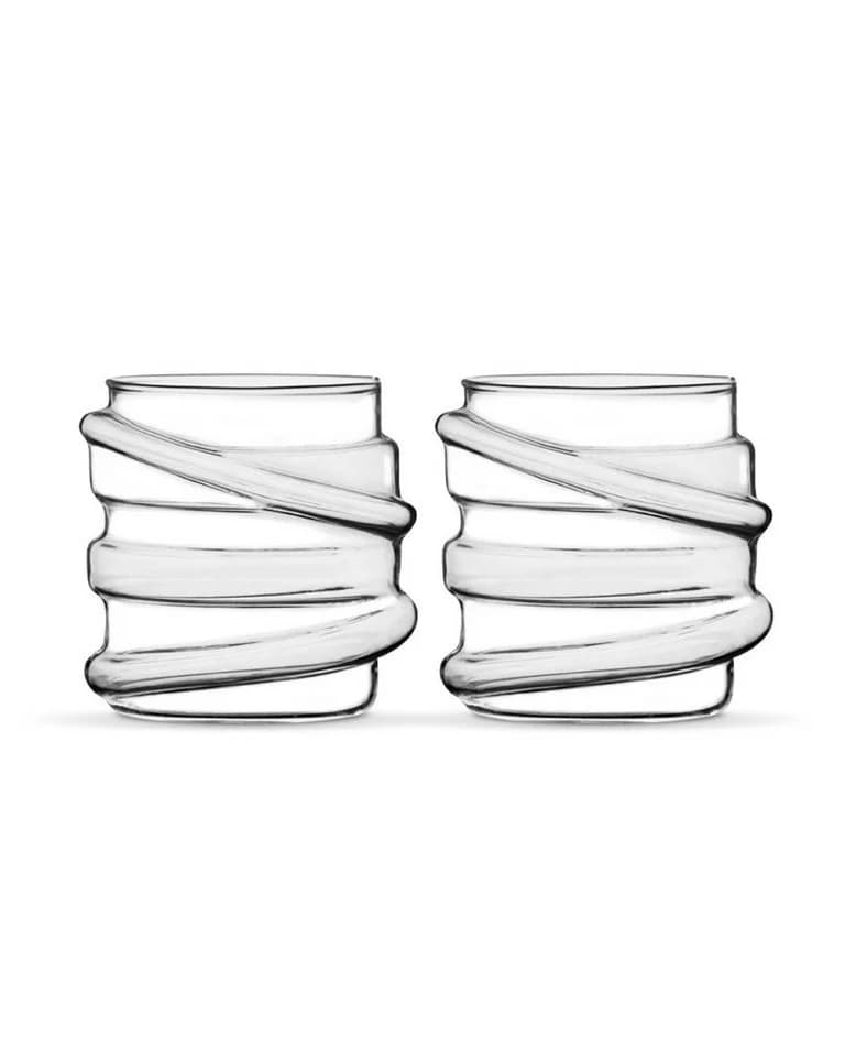 EKA Wavy Gläser-Set 2-tlg. Glas Transparent Modern - Bild 2