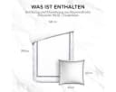 Pure cottom Bettwäsche Baumwoll-Satin Bettwäsche Dunkelblau/Weiß Bild 3
