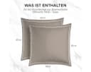 Pure Cotton Kissenbezug 2er Set Baumwollsatin in verschiedenen Farben, verschiedene Größen Bild 5