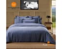Pure cottom Satin-Bettwäsche blau, Baumwoll-Satin Bild 2