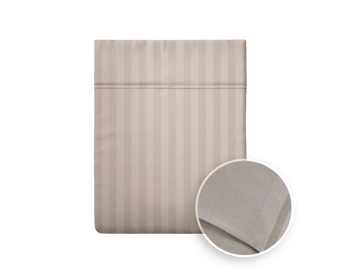Pure cottom Bettlaken Baumwollsatin Beige - Bild 2