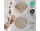 Pure cottom Bettlaken Baumwollsatin Beige Bild 4