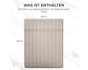 Pure cottom Bettlaken Baumwollsatin Beige Bild 5