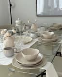 EKA Geschirr-Set Cermico Beige 27-tlg. Porzellan Bild 3