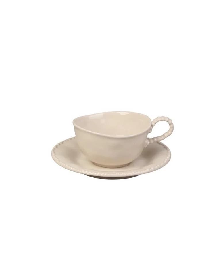 EKA Kaffeeservice Pearl Beige 12-tlg. Porzellan