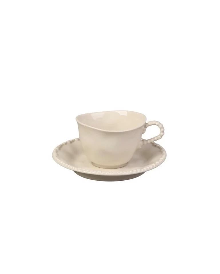 EKA Mokkatassen Set Pearl Beige 12-tlg. Porzellan