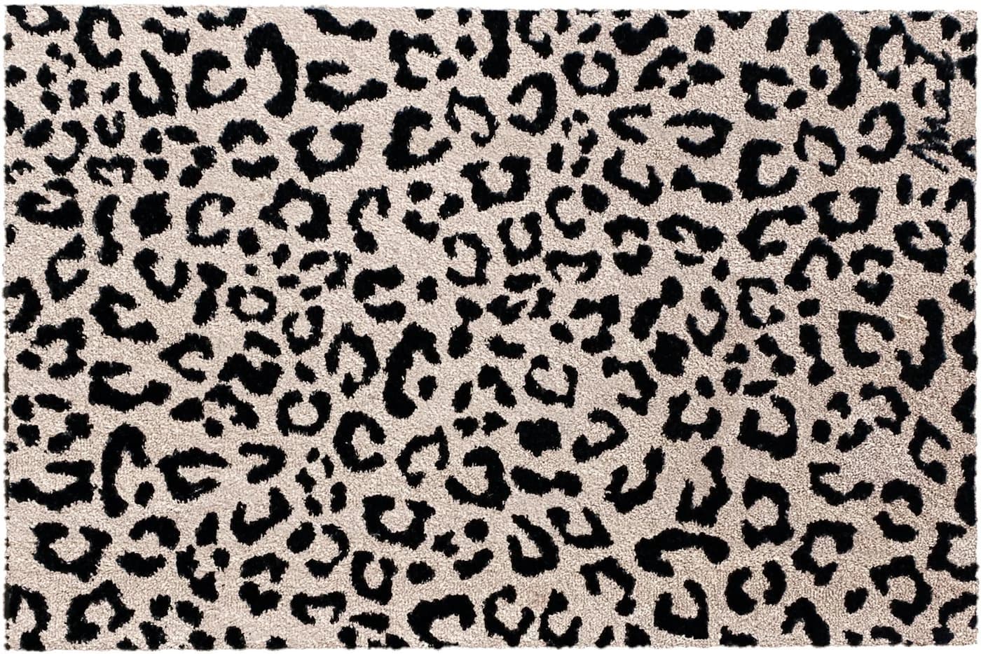 Mad about Mats Fußmatte Indoor Leopardenmuster Animal Print Rutschfest Waschbar - Bild 2