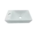 Aloni Handwaschbecken 421A-L Weiß Modernes Design Bild 1