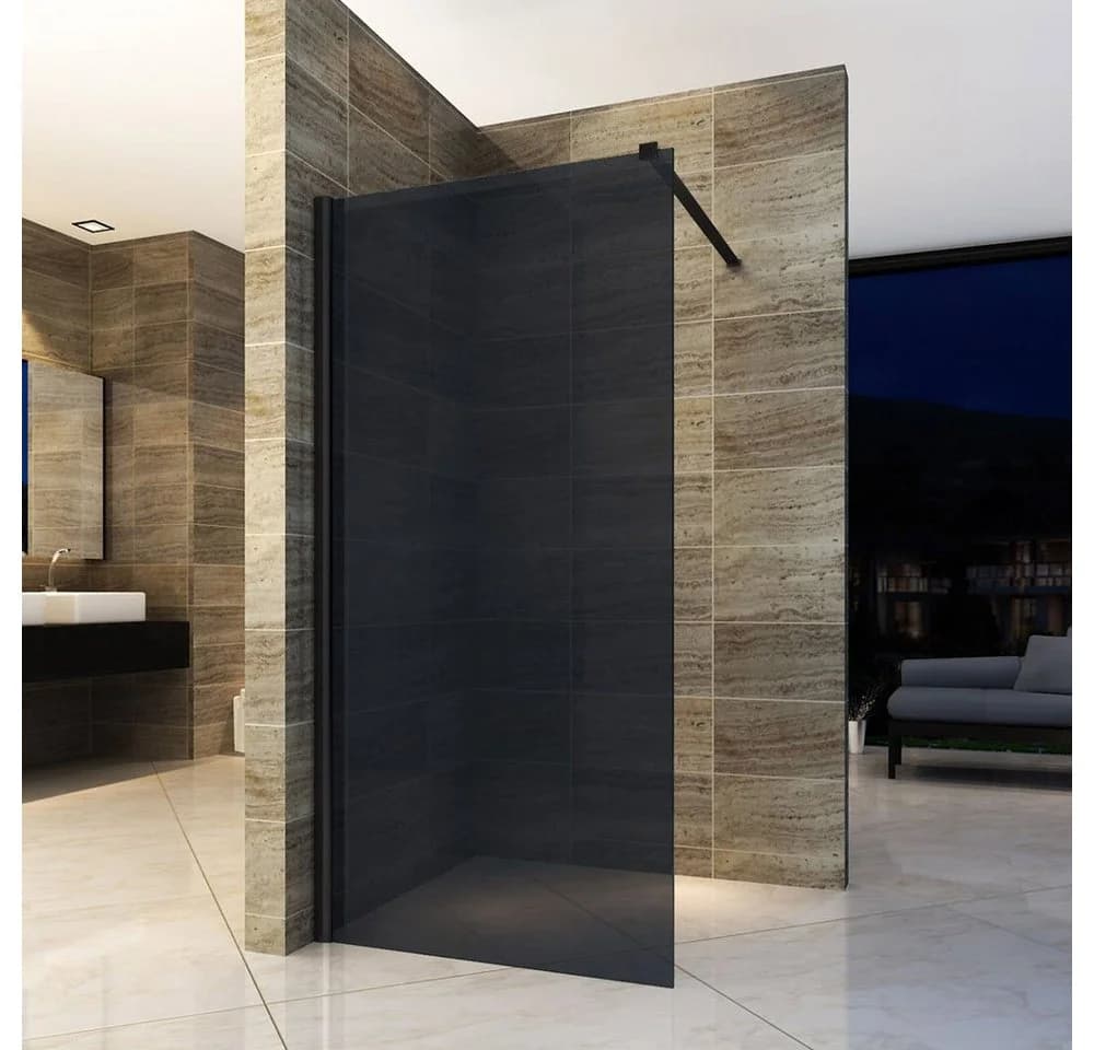Aloni Walk-In-Dusche ECOG80 ESG-Sicherheitsglas mit Nano-Beschichtung - Bild 2