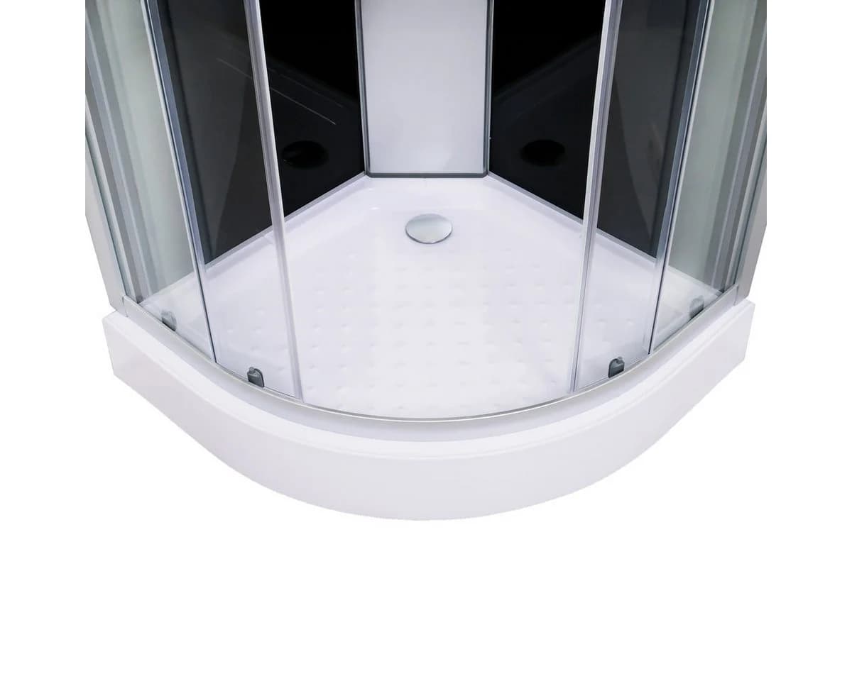 Aloni Eckdusche SK2479 Komplettset mit Schiebetür und Glas - Bild 5