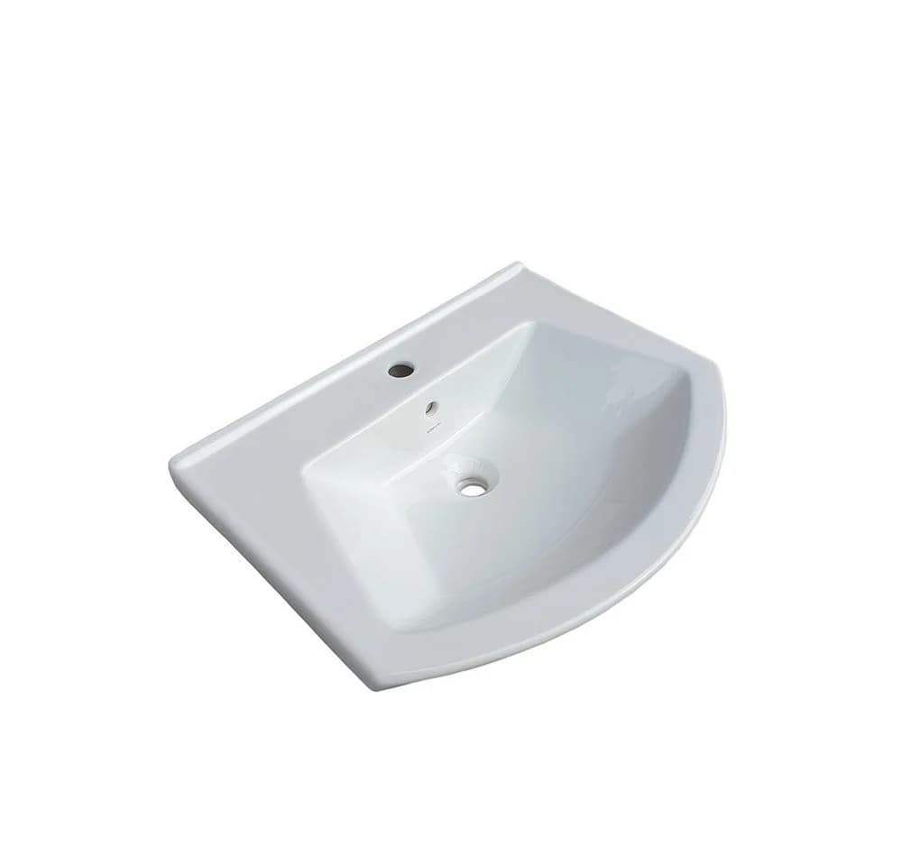 Aloni Aufsatzwaschbecken ALECO7080 Weiß Sanitärkeramik - Bild 2