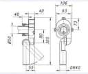 Aloni Universal Urinal Siphon Horizontal/Vertikal Bild 3
