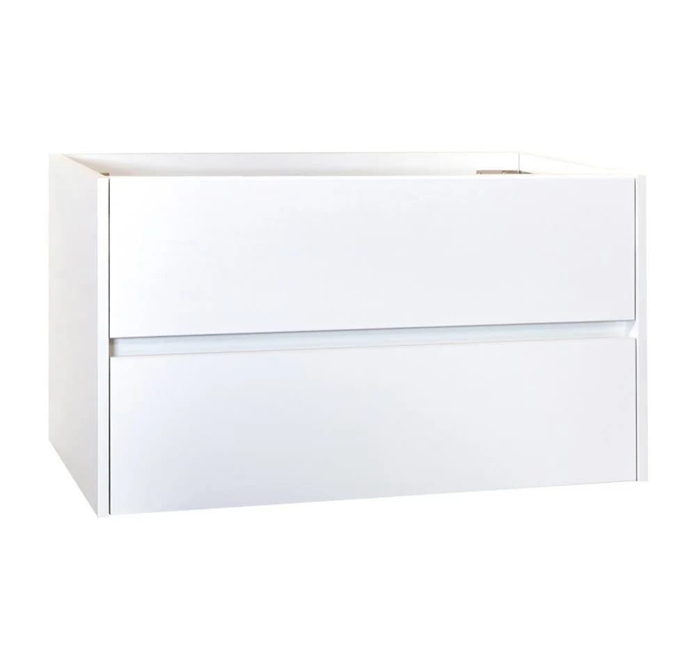 Aloni Waschbeckenschrank KEY2428-120 Weiß glänzend mit Waschbecken - Bild 2