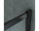 Aloni Walk-in-Dusche Duschwand 8mm ESG Glas schwarz matt Bild 3
