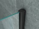 Aloni Eckdusche CR01B-9090 mit matt schwarzem Profil und ESG-Glas Bild 3