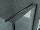 Aloni Eckdusche CR01B-9090 mit matt schwarzem Profil und ESG-Glas Bild 4