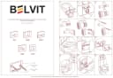 Belvit Betätigungsplatte BV-DP1001, 1-tlg., Weiß, 2-Mengen-Spülung Bild 3