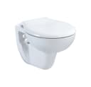 Belvit WC-Komplettset mit Vorwandelement, spülrandloses Taharet mit Softclose Deckel, Hygienedusche Bild 1
